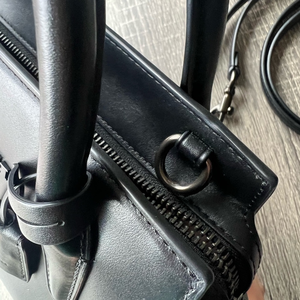 Coach Andrew carryall satchel in black - Picture 7 of 12